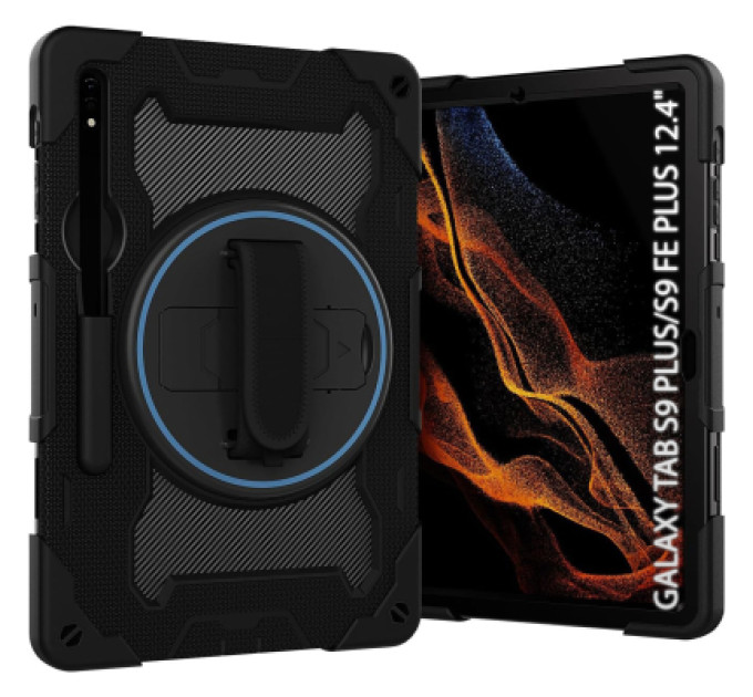 BeCover Чохол до планшета BeCover Samsung Galaxy Tab S9 Plus (SM-X810/SM-X816)/S9 FE Plus (SM-X610/SM-X616) 12.4" Black (712917)