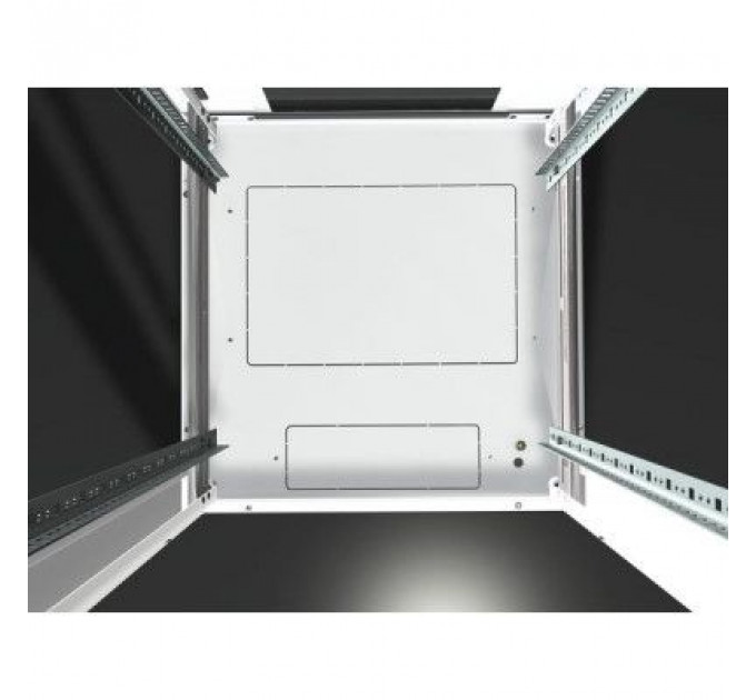 Шафа напольна Conteg 27U iSEVEN 19" 600x600 RAL7035 (RI7-27-60/60)