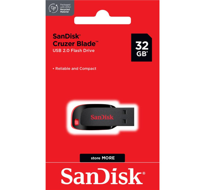 SanDisk USB флеш накопичувач SanDisk 32Gb Cruzer Blade (SDCZ50-032G-B35)