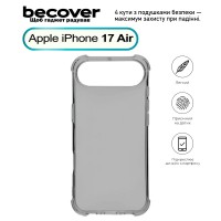 Чохол до мобільного телефона BeCover Anti-Shock Apple iPhone 17 Air Grey (713796)