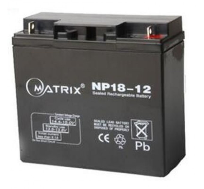 Matrix Батарея до ДБЖ Matrix 12V 18AH (NP18-12)