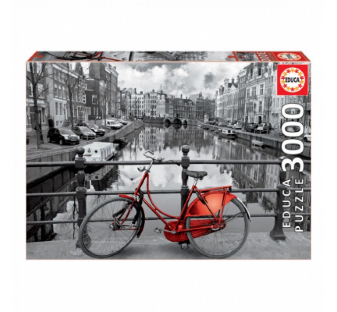Educa Пазл Educa Чорно-білий Амстердам, 3000 елементів (6425223)