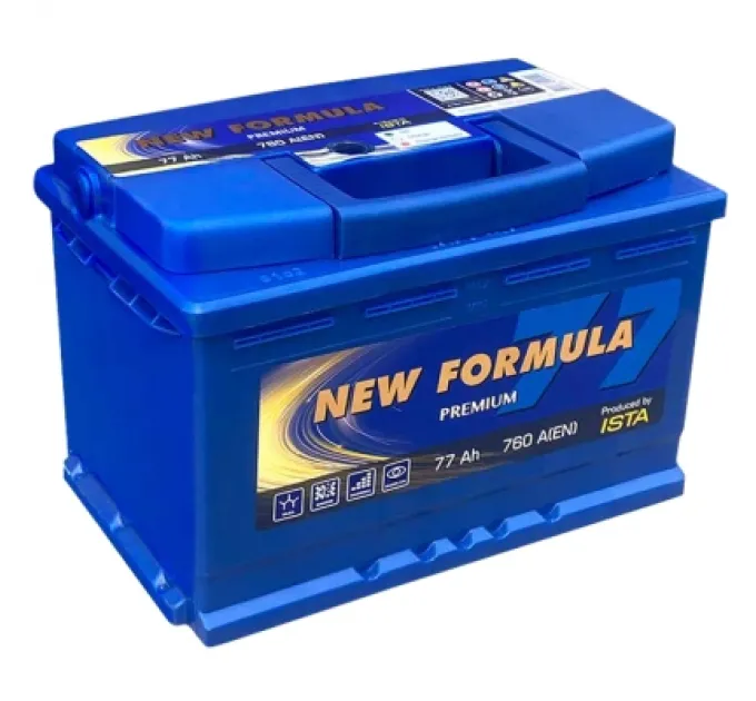 NEW FORMULA Акумулятор автомобільний NEW FORMULA PREMIUM 77Ah Ев (-/+) (760EN) (5772304209)