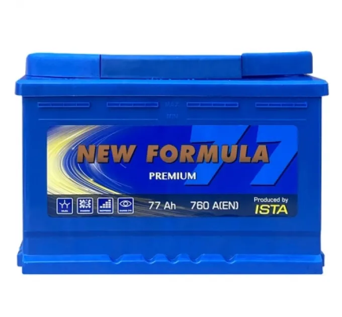 NEW FORMULA Акумулятор автомобільний NEW FORMULA PREMIUM 77Ah Ев (-/+) (760EN) (5772304209)