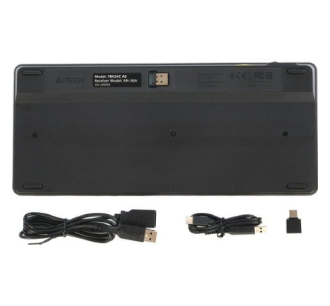 A4Tech Клавіатура A4Tech FBK26C AS Wireless/Bluetooth Black (4711421000208)