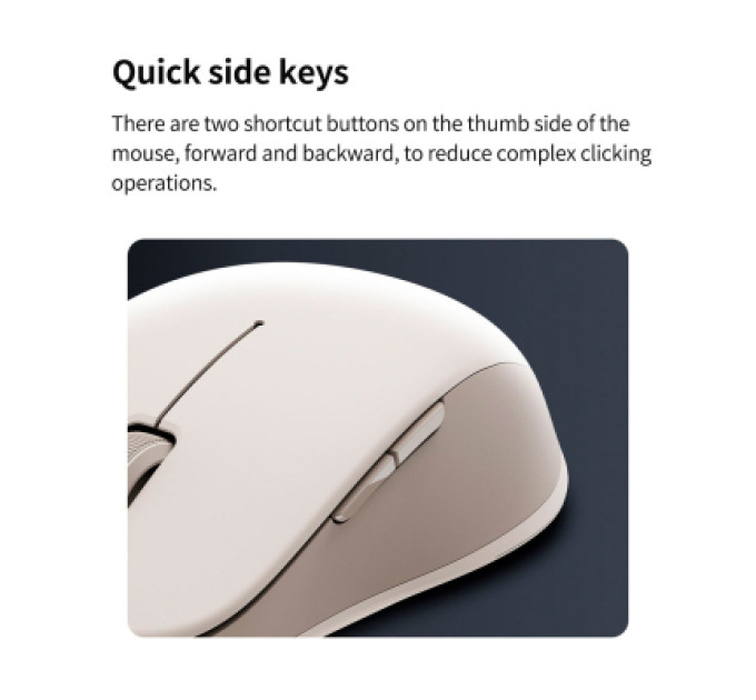 Xiaomi Мишка Xiaomi Dual-mode Wireless Mouse 2 White (BHR8849GL) (1122317)