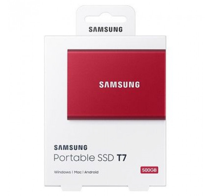Накопичувач SSD USB 3.2 500GB T7 Samsung (MU-PC500R/WW)