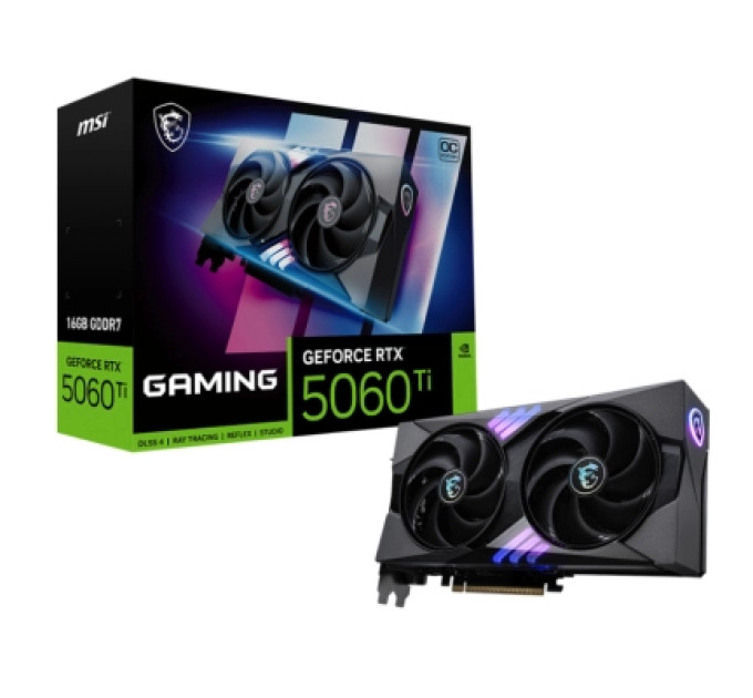 MSI Відеокарта MSI GeForce RTX5060Ti 16Gb GAMING OC (RTX 5060 Ti 16G GAMING OC)
