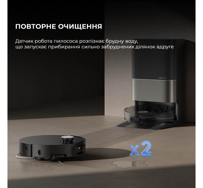 Dreame Робот-пилосос Dreame X50 Ultra Complete Black (RLX85CE-4-BL)