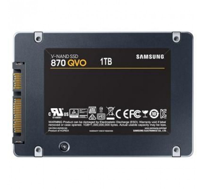 Накопичувач SSD 2.5" 1TB 870 QVO Samsung (MZ-77Q1T0BW)