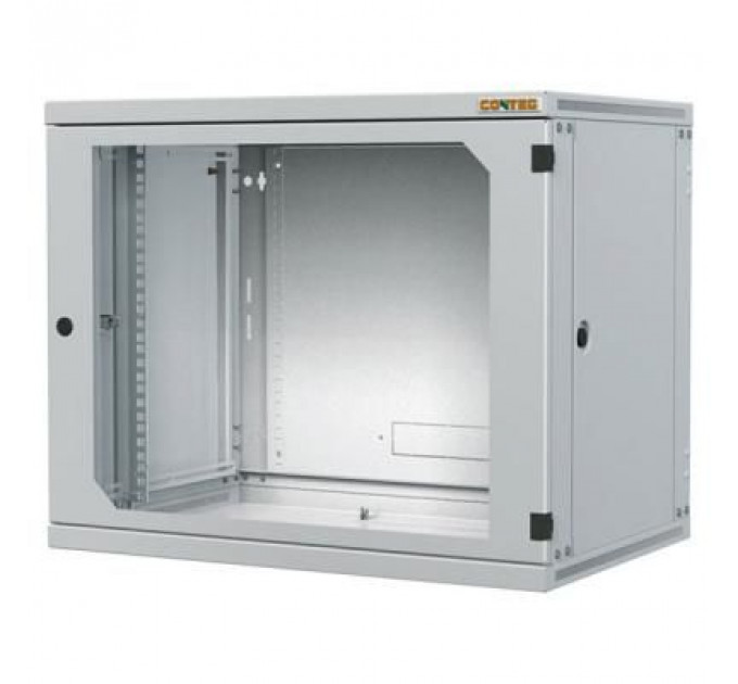Шафа настінна Conteg 12U 600x600 removable side panels RAL7035 (RUN-12-60/60)