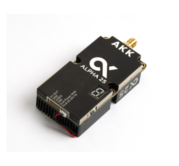 AKK Відеопередавач (VTX) AKK Alpha 25W 4.9G-6G 96CH (A25)