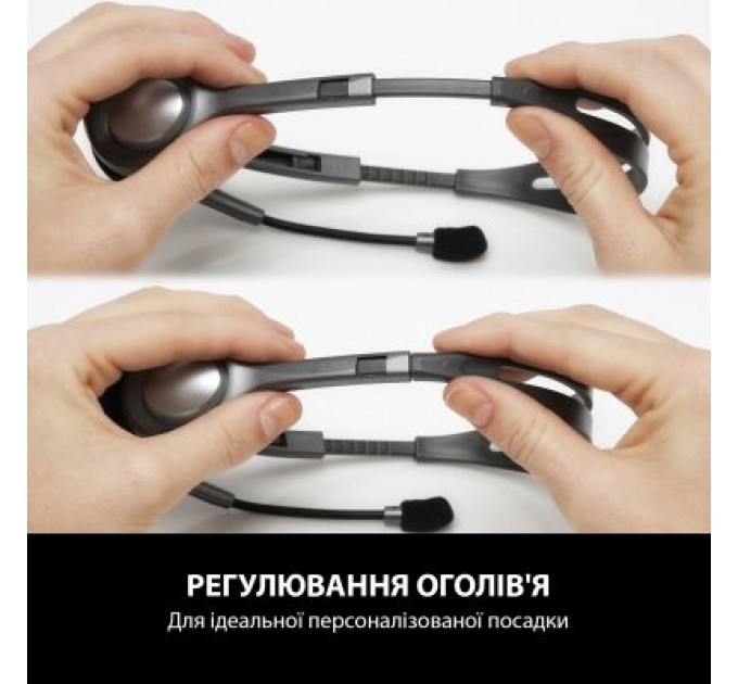 Навушники Logitech H110 Stereo Headset with 2*3pin jacks (981-000271)