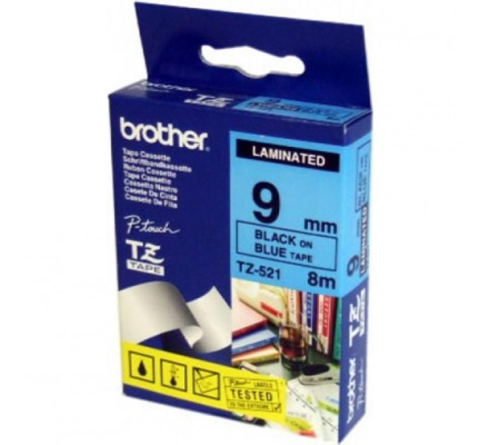 Стрічка для принтера етикеток Brother TZE521