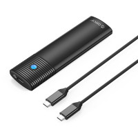 Зовнішня кишеня Orico SSD Enclosure M.2, USB 3.2 Type-C, Black (HC380503)