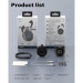 Acefast Навушники Acefast T9 Obsidian Black (6974316282570)
