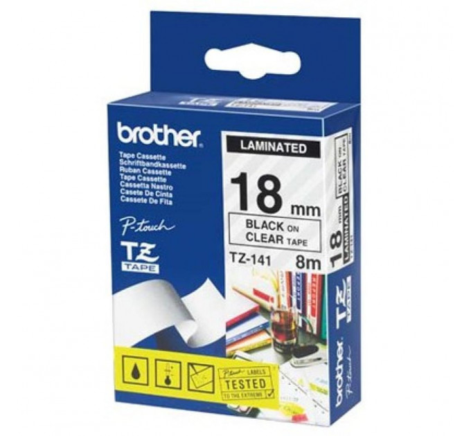 Стрічка для принтера етикеток Brother TZE141