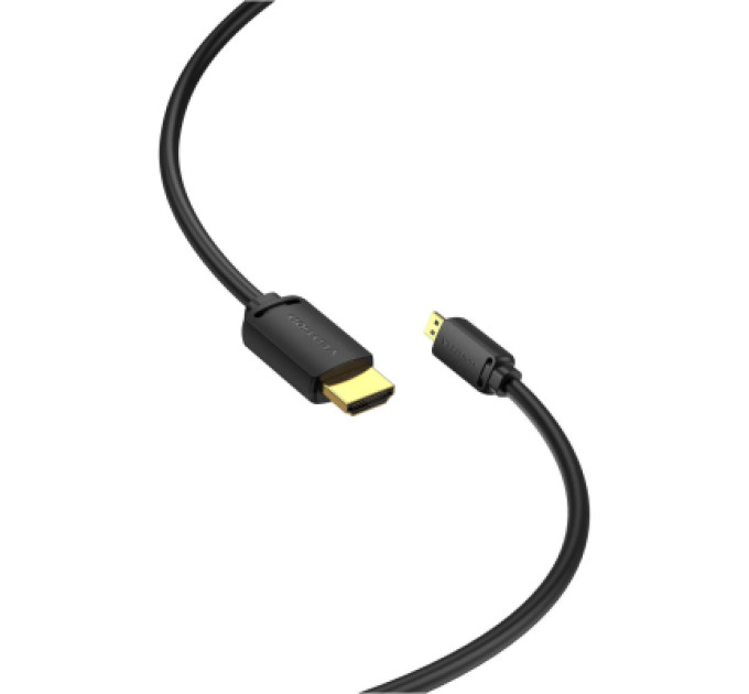 Vention Кабель мультимедійний HDMI to HDMI Micro 3.0m V2.0 4K 60Hz18Gbps HDR Dolby Vention (AGIBI)