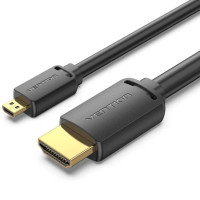 Кабель мультимедійний HDMI to HDMI Micro 3.0m V2.0 4K 60Hz18Gbps HDR Dolby Vention (AGIBI)