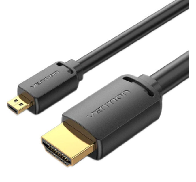 Vention Кабель мультимедійний HDMI to HDMI Micro 3.0m V2.0 4K 60Hz18Gbps HDR Dolby Vention (AGIBI)
