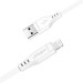 Acefast Дата кабель USB 2.0 AM to Lightning 1.2m 2.4A TPE C3-02 White Acefast (6974316280835)
