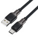 Acefast Дата кабель USB 2.0 AM to Type-C 1.2m 3.0A silicone braid C10-04 Acefast (6974316283126)