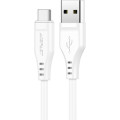 Acefast Дата кабель USB 2.0 AM to Type-C 1.2m 3.0A TPE C3-04 White Acefast (6974316280873)
