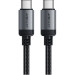 Acefast Дата кабель USB-C to USB-C 1.2m 3A aluminum alloy C20-03 Black Acefast (6974316283775)