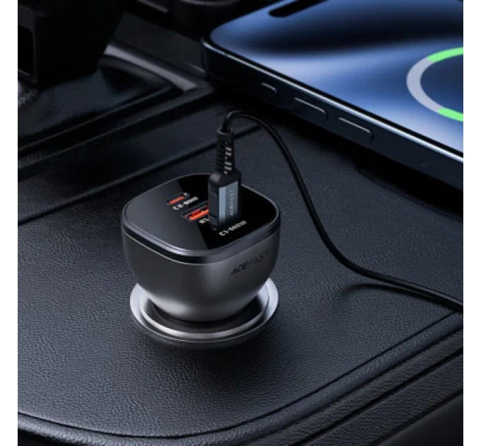 Acefast Зарядний пристрій Acefast 3xUSB 165W (2xUSB-C + USB-A) B14 (6974316282938)