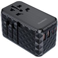 Зарядний пристрій Choetech 4xUSB 100W PD (2хUSB-C+2хUSB-A) сharger diamond model black (PD6028-BK)