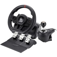 Кермо GamePro RW038PM з педалями та коробкою передач PC/XBOX360/XBOXONE/SWITCH/PS3/PS4 (RW038PM)
