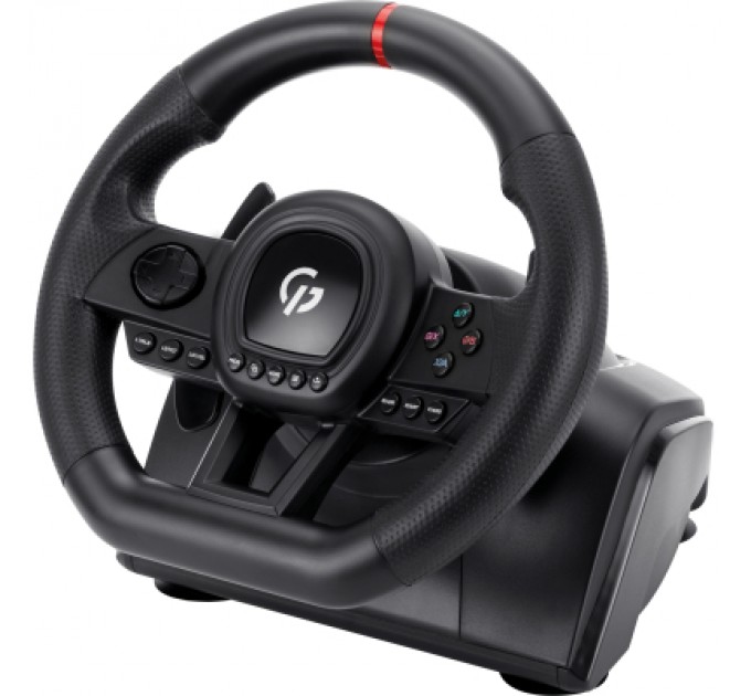 GamePro Кермо GamePro RW038PM з педалями та коробкою передач PC/XBOX360/XBOXONE/SWITCH/PS3/PS4 (RW038PM)