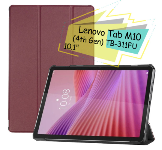 BeCover Чохол до планшета BeCover Smart Case Lenovo Tab M10 (4th Gen) TB-311FU 10.1" Red Wine (713112)
