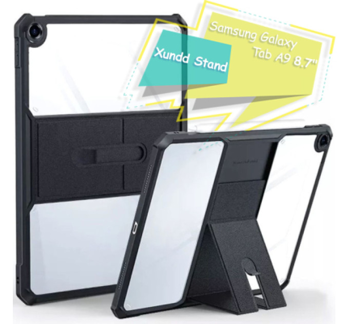 Xundd Чохол до планшета Xundd Stand Samsung Galaxy Tab A9 SM-X115 8.7" Black (713244)