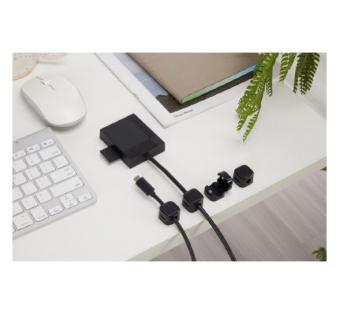 OfficePro Тримач для кабелю OfficePro CM002B, magnetic clasp, 6шт=1пак, back (CM002B)