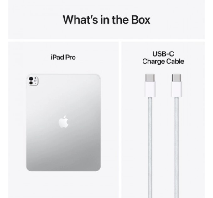 Apple Планшет Apple iPad Pro 11" M5 Wi‑Fi 256GB with standard glass - Silver (MDWL4TY/A)
