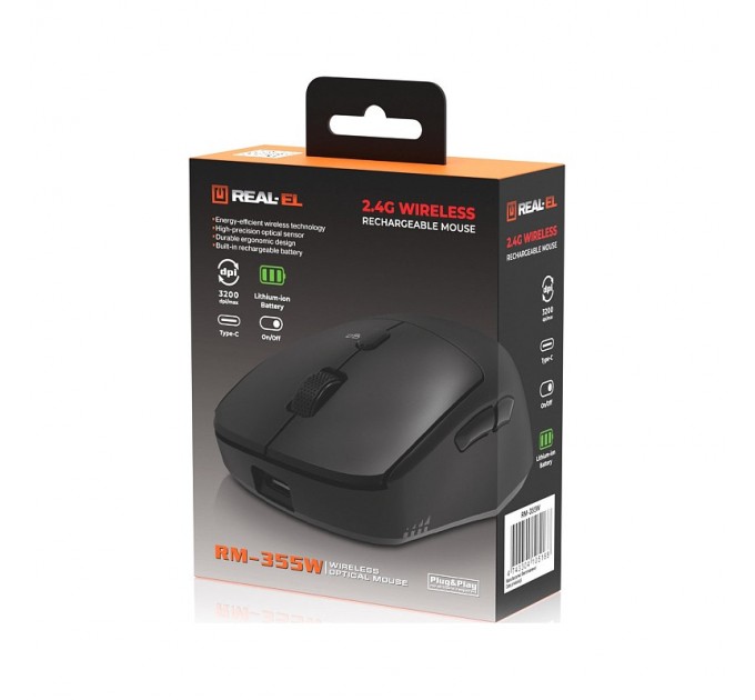 REAL-EL Миша бездротова REAL-EL RM-355W