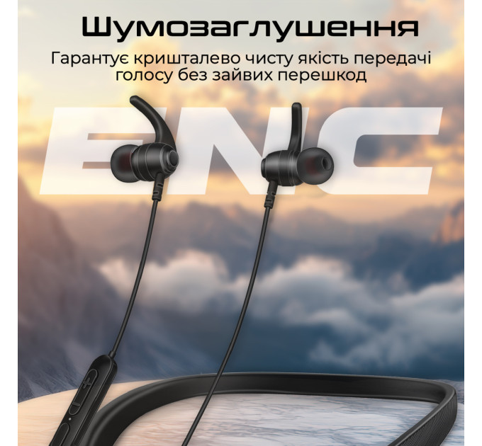 Promate Bluetooth-гарнітура Promate Leap-200h Black