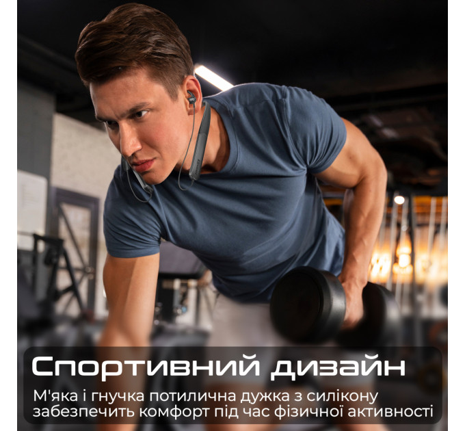 Promate Bluetooth-гарнітура Promate Leap-200h Black