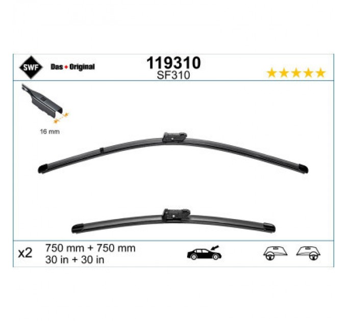 SWF Щітка склоочисника SWF 119310