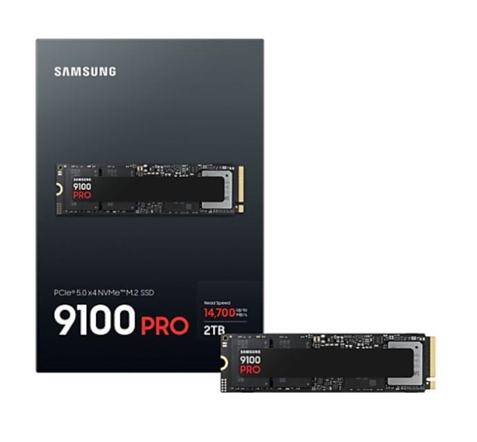 Samsung Накопичувач SSD M.2 2280 2TB 9100 PRO Samsung (MZ-VAP2T0BW)