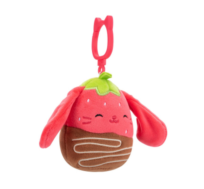 Squishmallows Брелок Squishmallows на кліпсі – Кролик Гунда 9 см (SQCP00464)