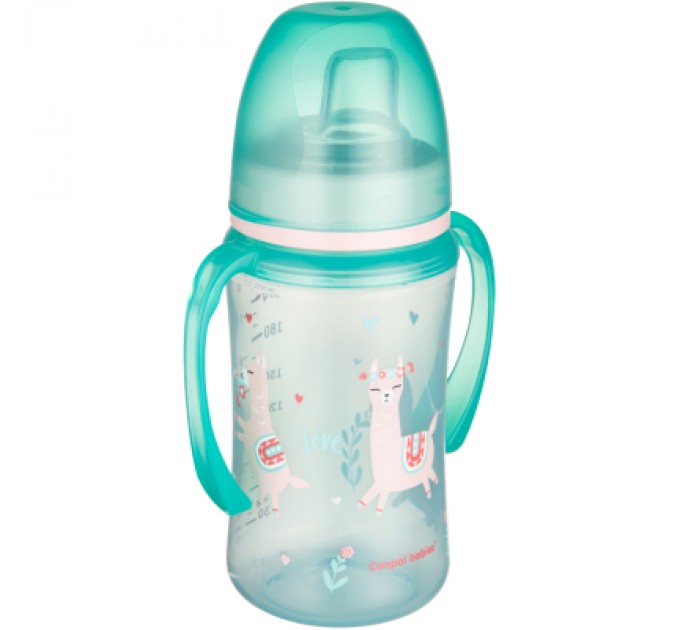 Canpol babies Поїльник-непроливайка Canpol babies EasyStart 240 мл -Sweet fun зелена (35/208_gre)