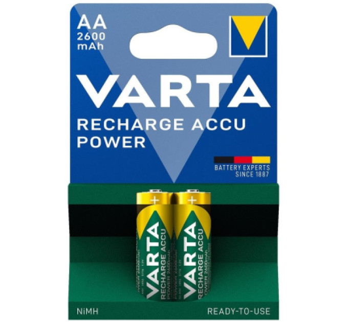 Varta Акумулятор Varta AA 2600mAh * 2 NI-MH Power (5716101402)