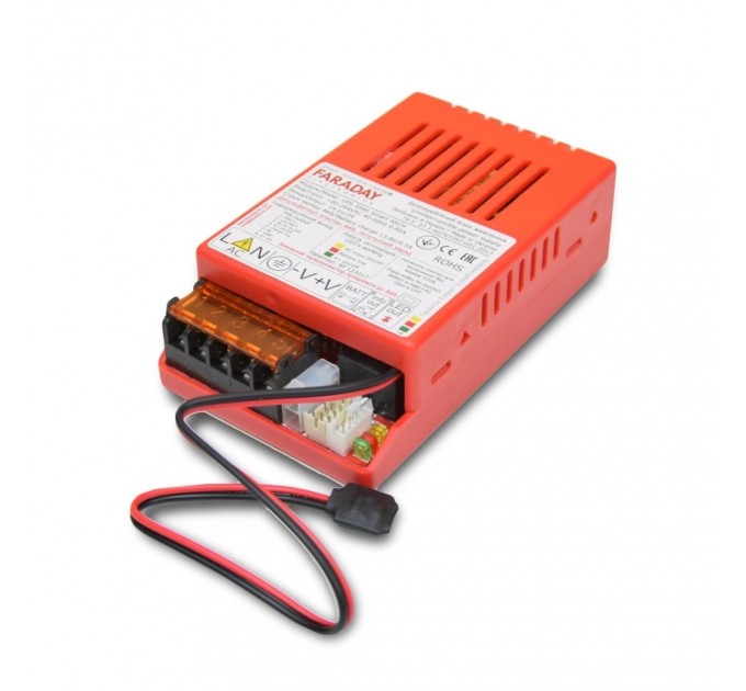 Faraday Блок живлення Faraday Electronics БП UPS 35W Smart ASCH PL (LFP) під акумулятор LiFePO4 8 А·год в пластиковому корпусі