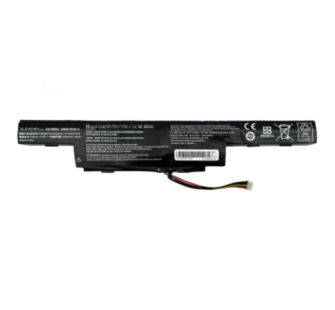 AlSoft Акумулятор до ноутбука Acer Aspire E5-575G AS16B5J 56Wh (5200mAh), 6cell, 10.8V, Li-ion AlSoft (A71019)