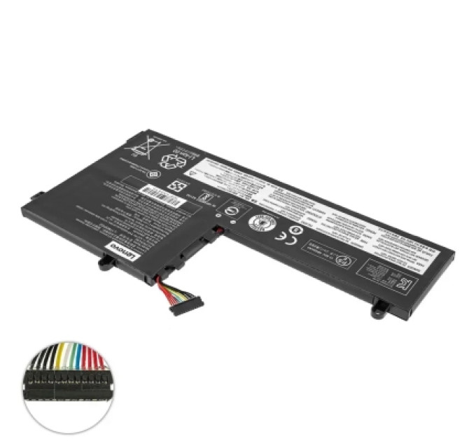 AlSoft Акумулятор до ноутбука Lenovo Legion Y530-15ICH L17M3PG2, 55Wh (4800mAh), 3cell, 11.4V, Li-ion AlSoft (A71008)
