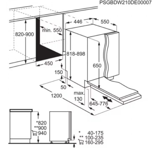 Electrolux Посудомийна машина Electrolux EEA23200L