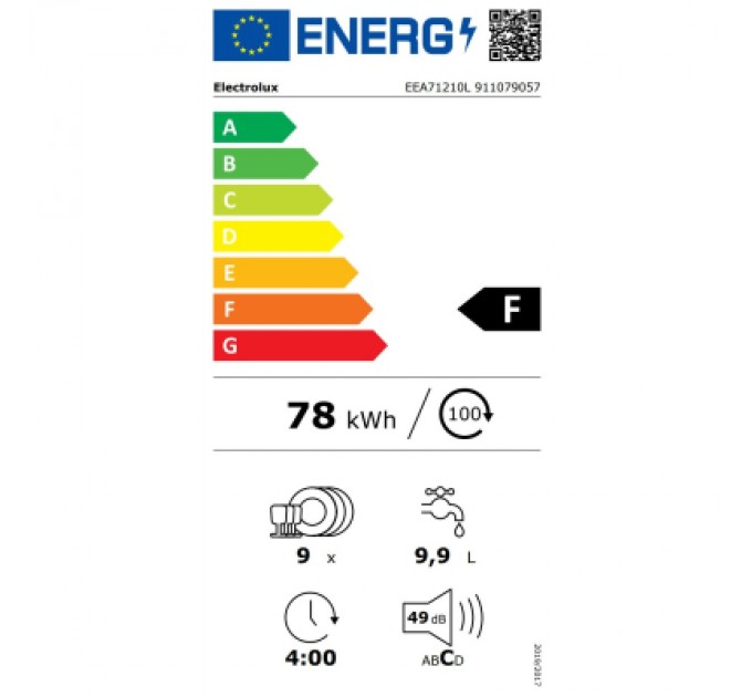 Electrolux Посудомийна машина Electrolux EEA71210L