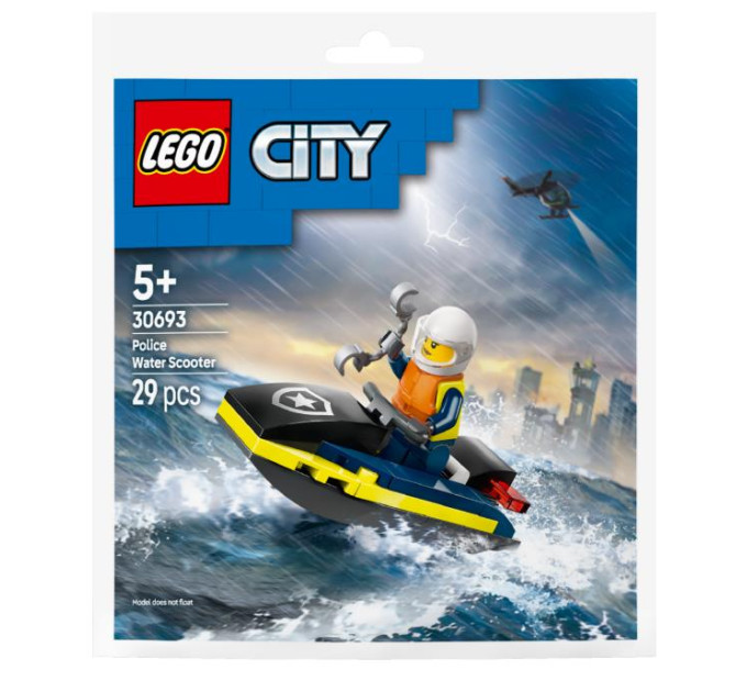 LEGO Конструктор LEGO City Поліцейський катер (30693)